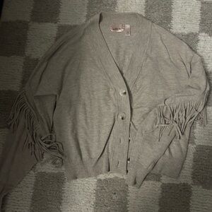 Willow and root Fringe Cardigan